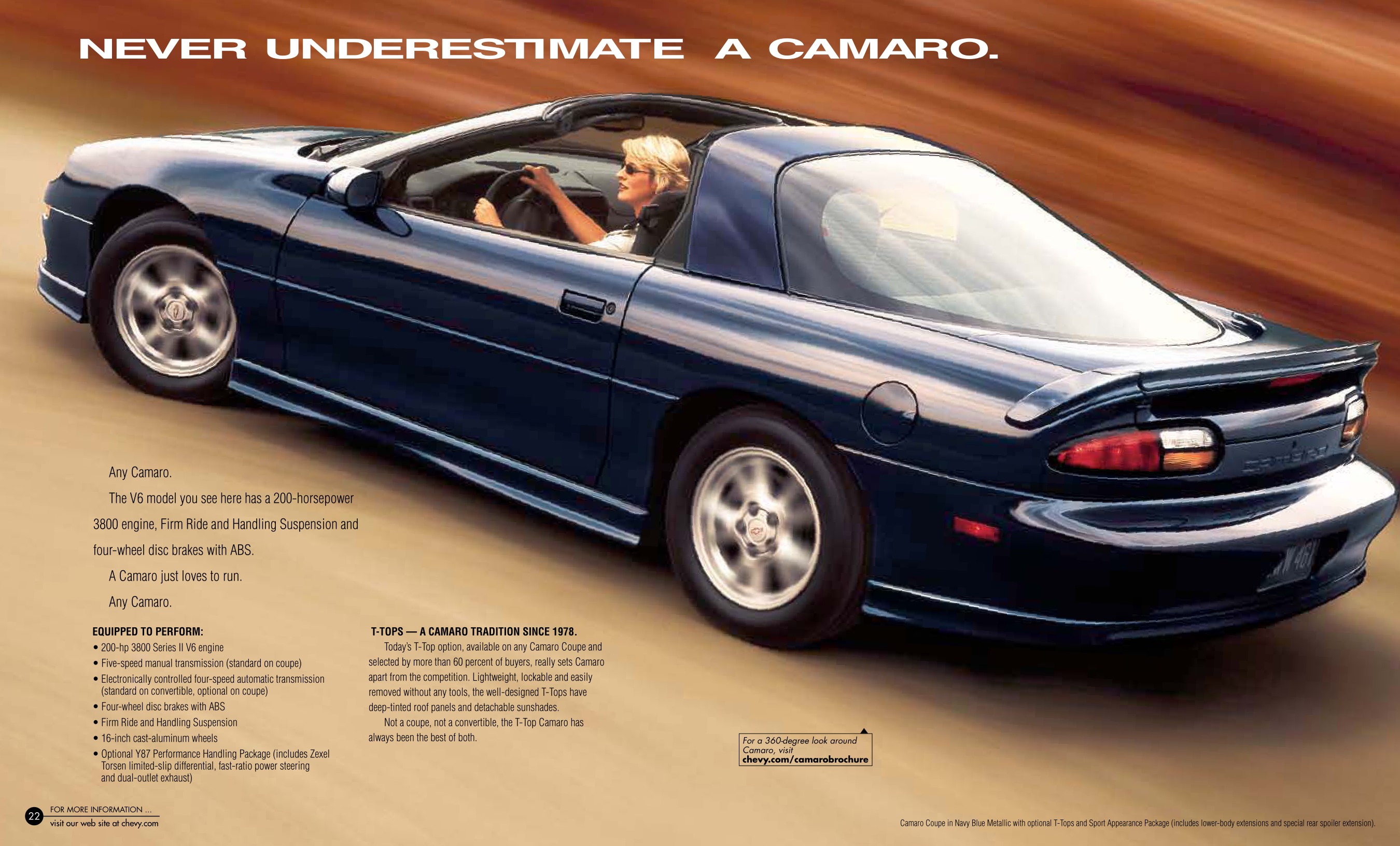 2002 Chev Camaro Brochure Page 10